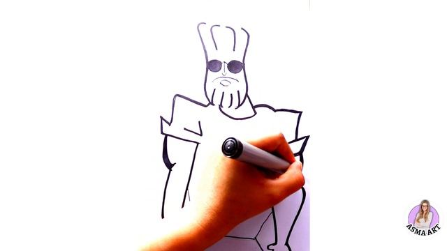 Easy Jhonny Bravo Drawing | Painting & Coloring | Let's Learn With Asma Art смотреть онлайн