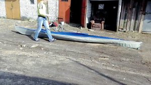 Процесс сборки каркасно-надувной байдарки "Ладога 2"