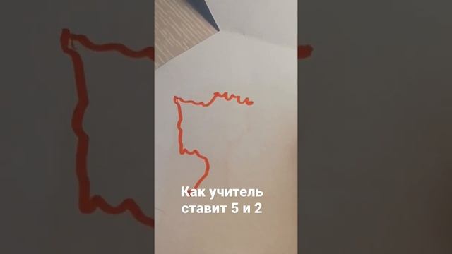 как учитель ставит 2 и 5 #рекомендации