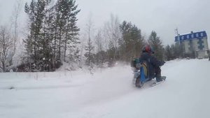 Снегокат бензиновый