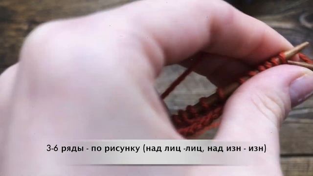 Узор "Плетенка" спицами. Простые узоры для начинающих