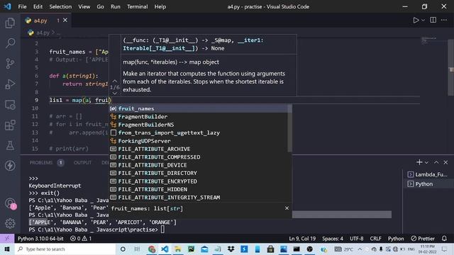 Python Lambda Function Challenge #akshdesai