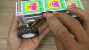 How to make Matchbox Remote Control Tractor - diy remote control tractor model - diy rc toy tractor