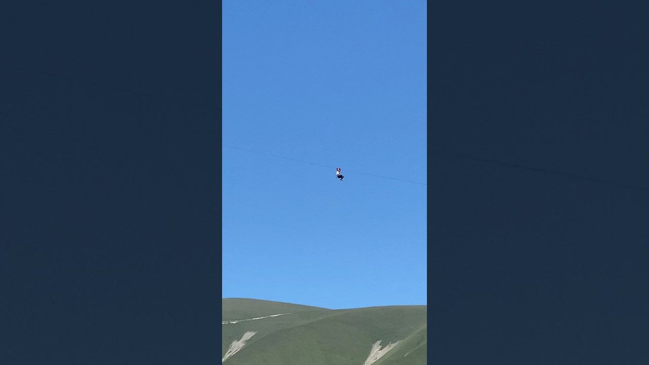 Тарзанка над озером Казеной-Ам смотреть онлайн