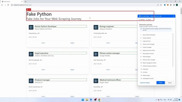 Web Scraping with Power Automate Desktop in 5 minutes смотреть онлайн