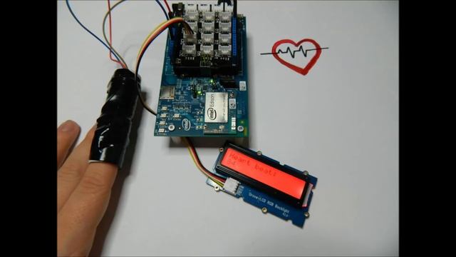 Intel Edison: Heart rate monitor смотреть онлайн