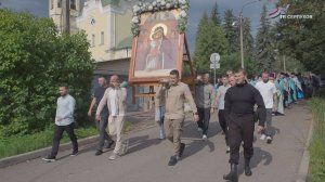 В Серпухове совершили крестный ход с иконой Божией матери «Взыскание погибших»
