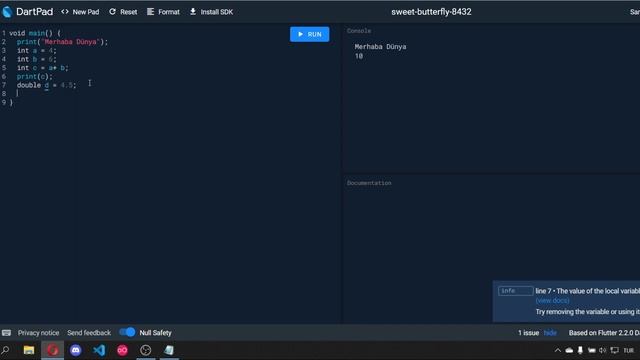 Dart 01 | Int - Double - String смотреть онлайн