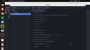 How to change the cursor style in pycharm?