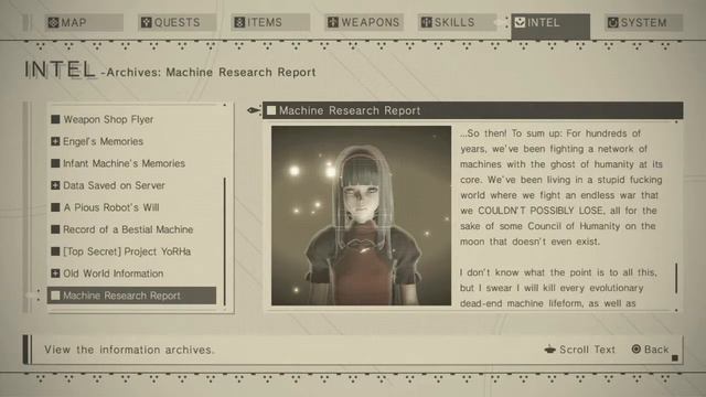 Nier Automata Sequel Teased by Intel Jackass Machine Research Report смотреть онлайн