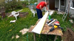 Облагораживание деревянного дома. #8 Установка Отливов Окна Своими Руками. Ну Легко Же Для