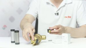 Самопромывной фильтр с двумя манометрами