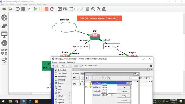 VRF (virtual routing and forwarding) configuration on mikrotik смотреть онлайн