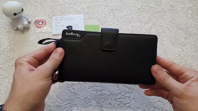 Стильный мужской кошелек Baellerry с Алиэкспресс / Отличный мужской кошелек из Китая смотреть онлайн