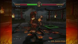 Mortal Kombat Armageddon, PS2, Blaze, no death. Прохождение (walkthrough)