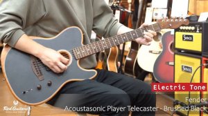Red Guitars - Fender / Acoustasonic Player Telecaster - Brushed Black