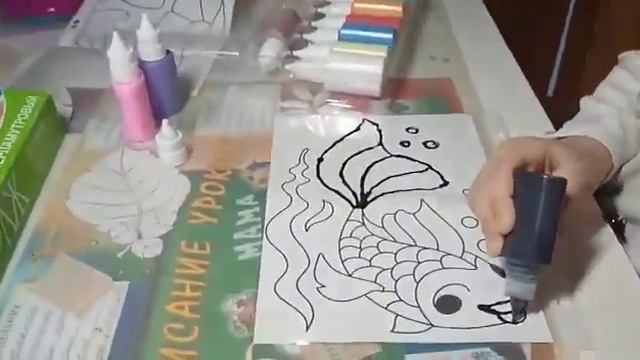 DIY. Витражи своими руками! The stained glass. Распаковка набора с красками для витража. смотреть онлайн