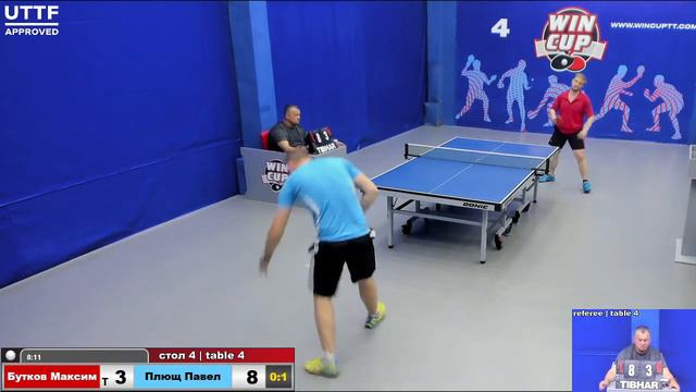 16:00 Бутков Максим 1-3 Плющ Павел стол 4 ЮГ-3 01.07.21 смотреть онлайн