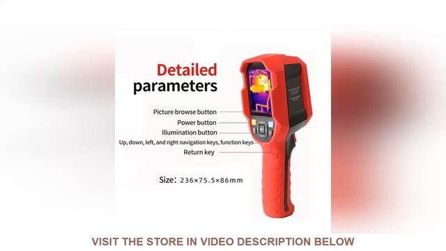 ❄️ UNI-T UTi260B Infrared Thermal Imager HD Camera USB Geothermal Detector Temperature Imager Indus смотреть онлайн