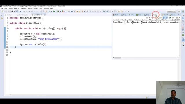 Implementation of Prototype Design Pattern in JAVA смотреть онлайн