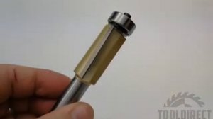 Фреза обгонного типа кромочная  с лезвием под углом (нижний подшипник) для ручного фрезера Z=2