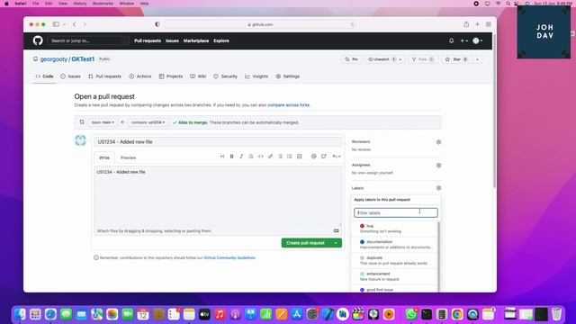 How to create a pull request in GitHub смотреть онлайн