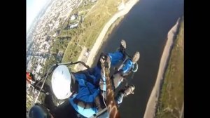 Мой первый полет на параплане с мотором. Томск. ikrava.ru