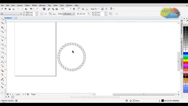 How to Make Rope in CorelDraw смотреть онлайн