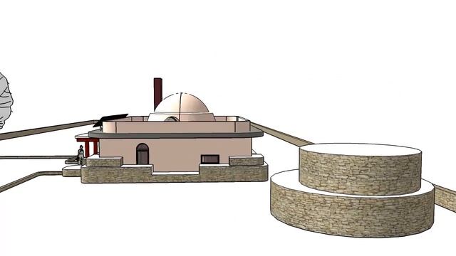 Проект саманного дома с плоской крышей. смотреть онлайн