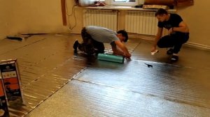 Водяной теплый пол не работает. Установили маты Теплолюкс Alumia