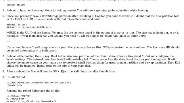 Apple: How to properly install Kali Linux on MacBook Air (dual-boot with El Capitan)? смотреть онлайн