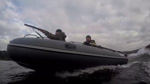 Лодка Апачи 3700 НДНД с надувным дном низкого давления. Видео обзор и покатушки с мотором 9.9