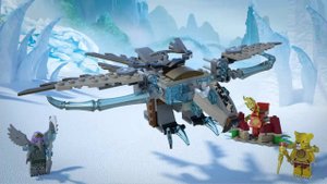 Сборка и обзор планера Lego Chima 70141 Vardy Ice Vulture Glider