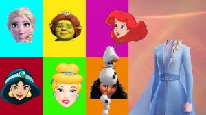 Disney Wrong Heads Compilation | Cinderella, Elsa Frozen Olaf, Moana, Ariel, Princess Jasmine, Fion