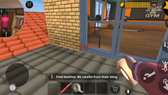 как пройти уровень с посылкой в игре Scary Teacher 3D