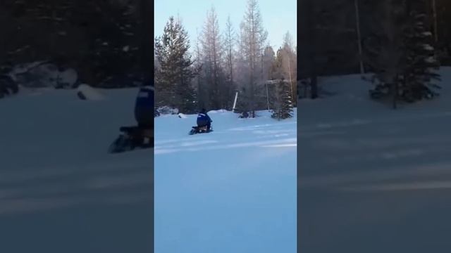 Покатушки на миниснегоходе мтр 2 вьюга смотреть онлайн