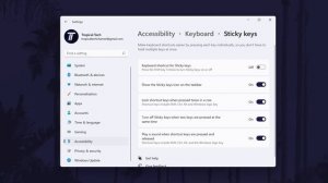 How to Turn Off Sticky Keys Shortcut on Windows 11 PC