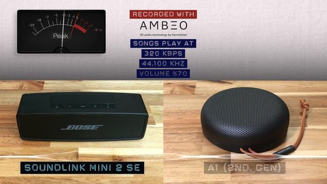 Bose SoundLink Mini 2 (SE) vs. Bang Olufsen Beosound A1 (2nd. generation).