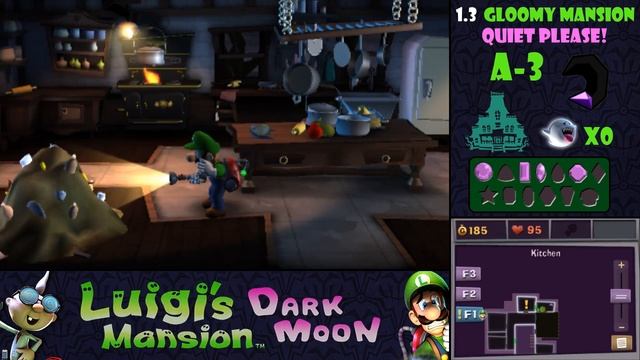 Luigi's Mansion: Dark Moon Walkthrough - 1.3 - Quiet Please! [A-3] смотреть онлайн