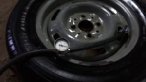 Накачиваем колесо за 35 секунд(быстрая накачка)