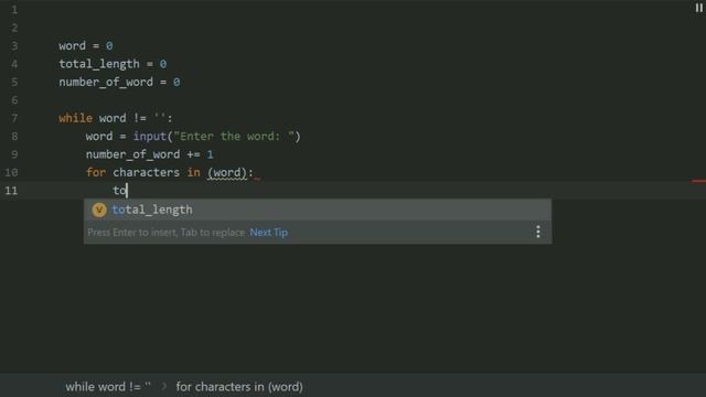 Starting Out With Python Chapter 4 Exercise Program 8   Find Average words length Python Program