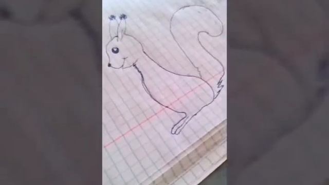 Лёгкое рисование "Белка" #3