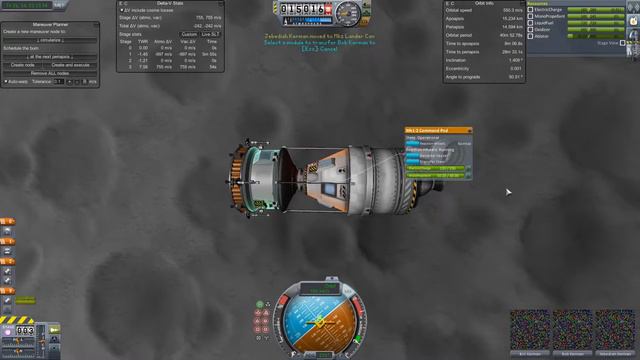 Kerbal Space Program 1.1 С MechJeb до Муны и обратно