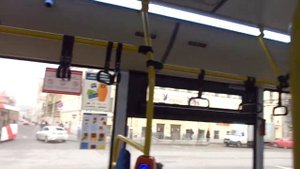 Из трамвая в Автобус Санкт-Петербурга 9-190: Volgabus-5270.00 б.1576 по №74 (19.03.19)