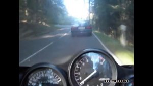 Yamaha FZR 750 exhaust sound and acceleration compilation