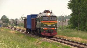 Тепловоз М62-1529 близ ст. Крулевщизна / M62-1529 near Krulevshchizna station