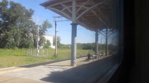 Поездка на электропоезде ЭД9М (Старый информатор)