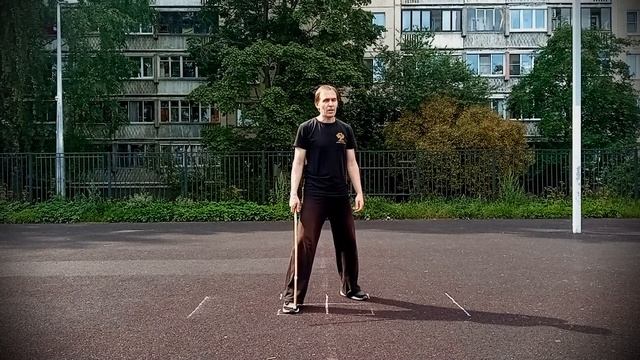 Фехтование тростью La canne de combat. $7 - Стойки и перемещения