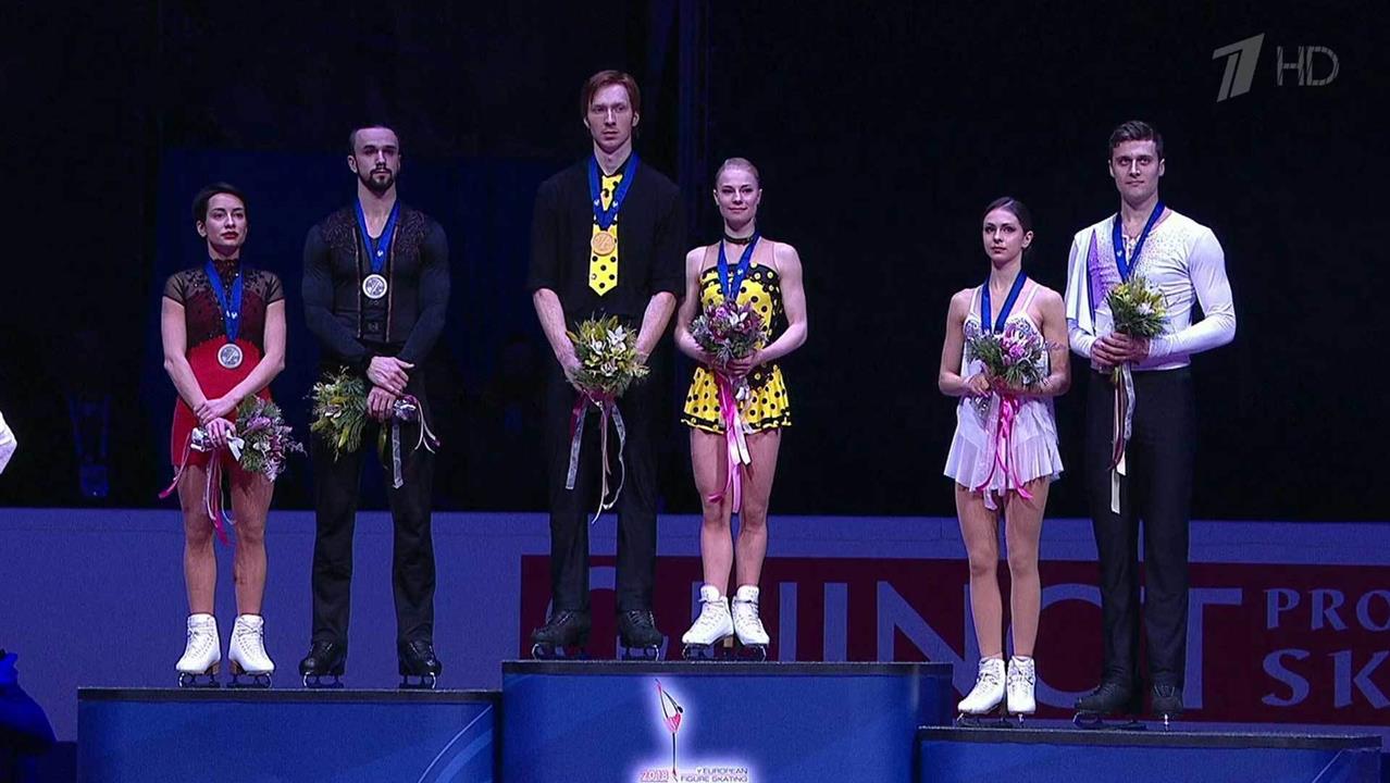 Российские спортивные дуэты заняли весь пьедестал чемпионата Европы