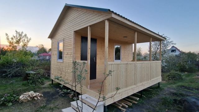 Дачный домик 5х5м от компании Лесное раздолье Омск